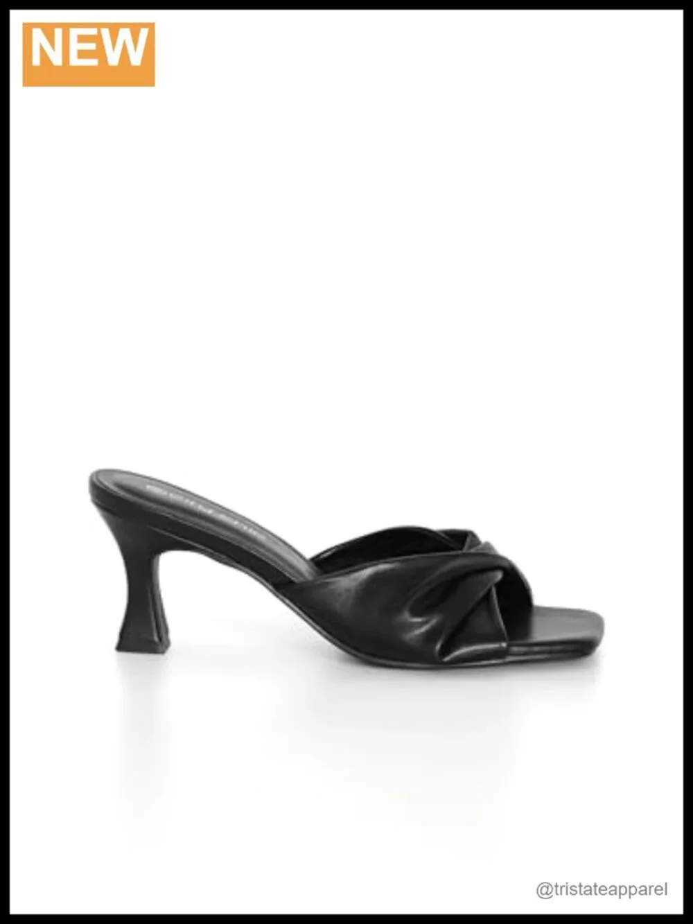 Faux Suede Square Toe Slingback Stiletto Heel